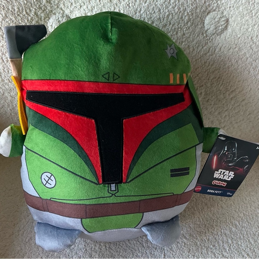 Star Wars Boba Fett Plush - Green and Red